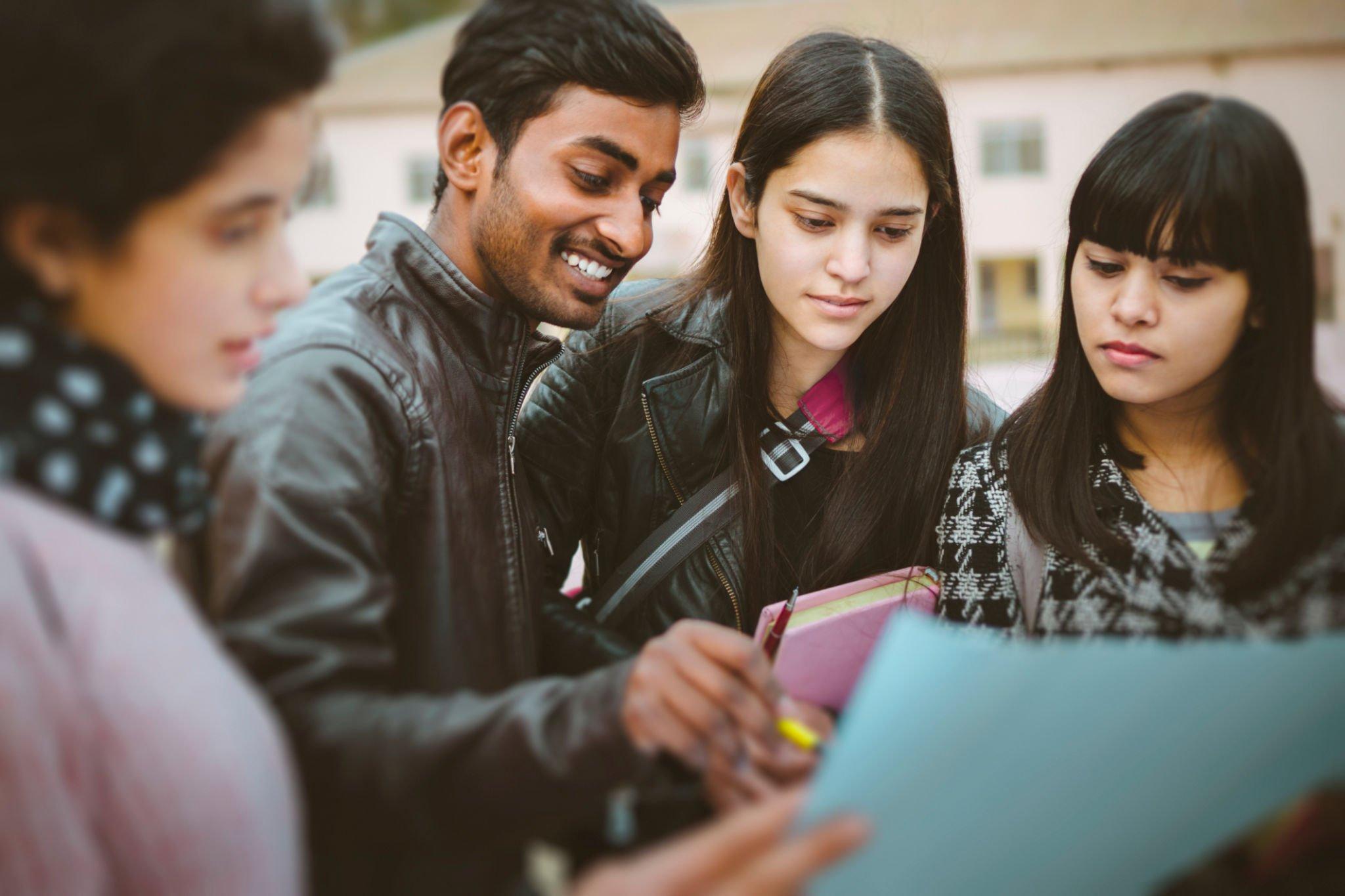 Batch of students at admission consultants in Patna